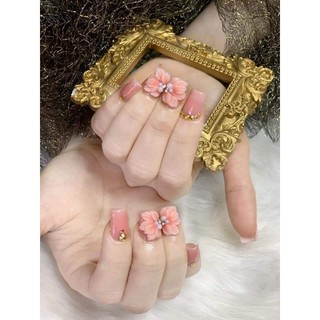 Hoa Nửa Ombre | Hoa Bột Cao Cấp Trang Trí Đính Móng HN41