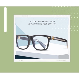 Gọng kính cận ♥️ Chrome Hearts ♥️ Gọng kính cận thời trang ORI EYEWEAR dáng vuông chất liệu nhựa kết hợp kim loại