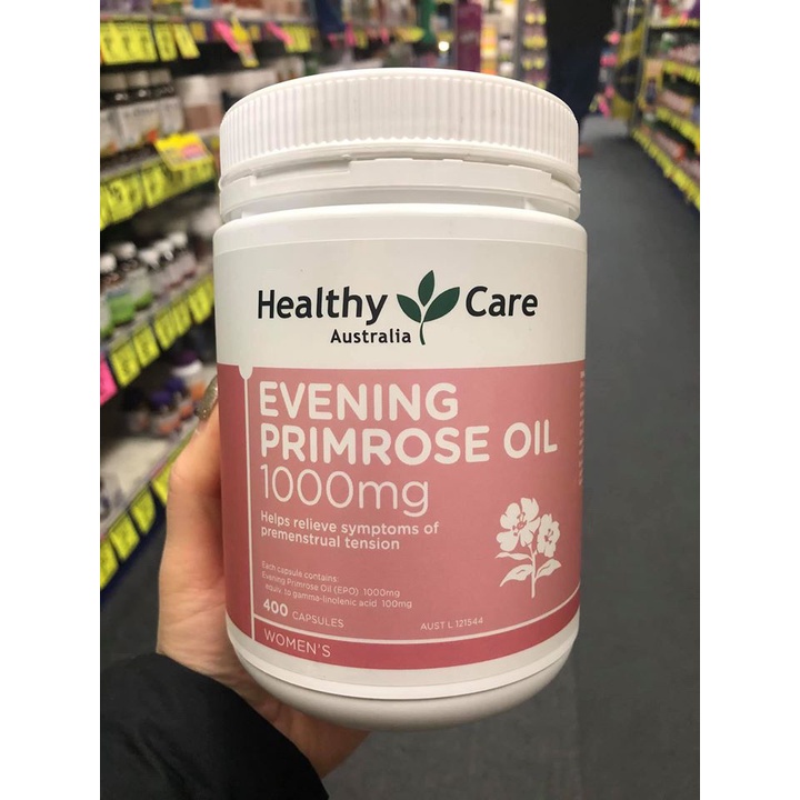 Tinh dầu Hoa Anh Thảo - Evening Primrose Oil 1000mg Healthy Care Hộp 200 viên