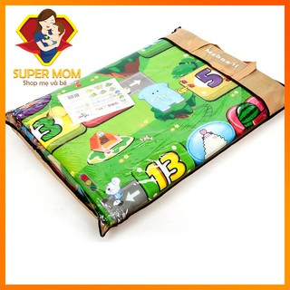 🔥Hot🔥 Thảm chơi 2 mặt cho bé Maboshi 1m8 x 2m - Thảm xốp trải sàn an toàn, gấp gọn Maboshi
