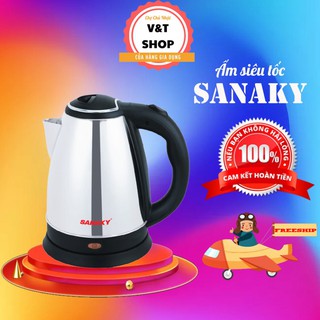 [ Mã DOGIVT789 giảm 10% trên 1 sp ] Ấm siêu tốc inox 1,8L siêu nhanh, bình siêu tốc cắm nước siêu bền Siêu chất lượng