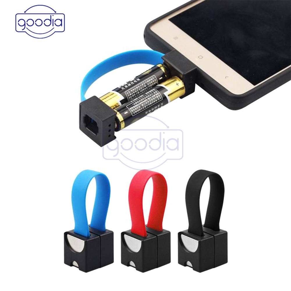 Bộ SạC ĐiệN ThoạI KhẩN CấP Pin AA VớI micro USB Type C Cho iPhone
