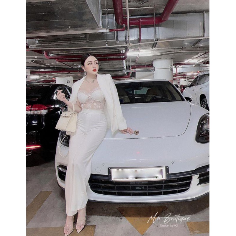 Set vest 3 món bodysuit