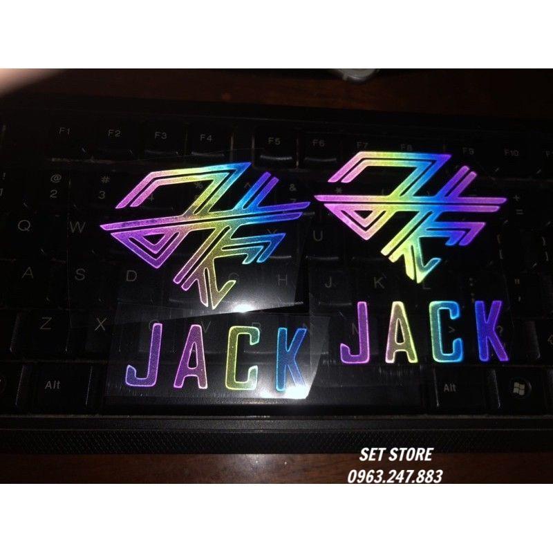 Decal ép chuyển nhiệt ,sticker logo Jack J97 - in ,là,ép lên Áo