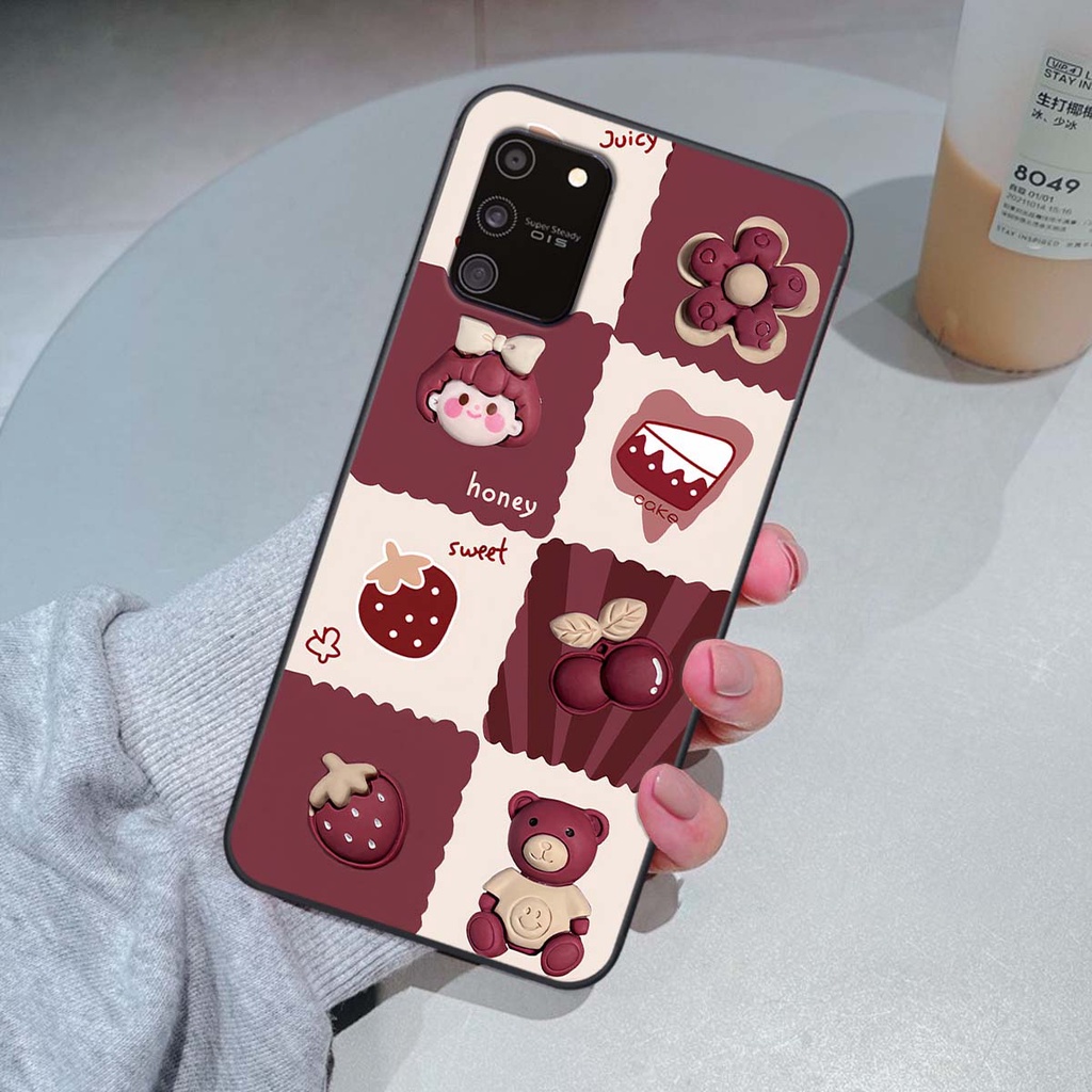 Ốp Samsung S10 Lite in hình trái tim, caro kẹo ngọt đầy cá tính siêu đẹp siêu chất