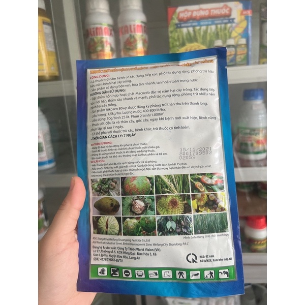 Thuốc Trừ Nấm Bệnh Đặc trị Vàng Lá M8 MỸ - 100gr