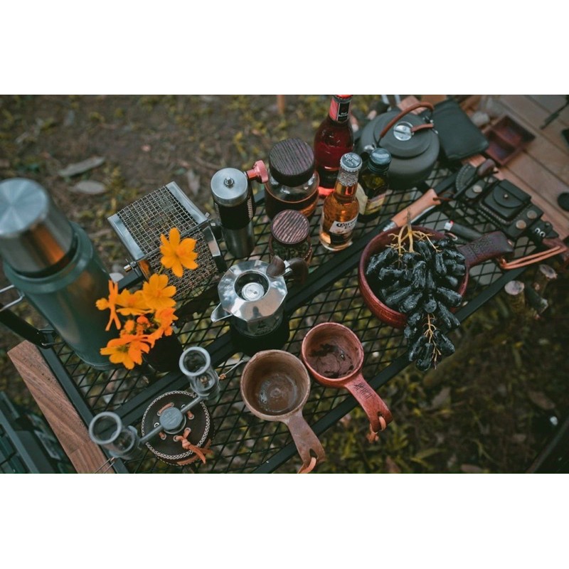 Bàn dã ngoại sắt lắp ráp Camping Enjoy Nature | BigBuy360 - bigbuy360.vn