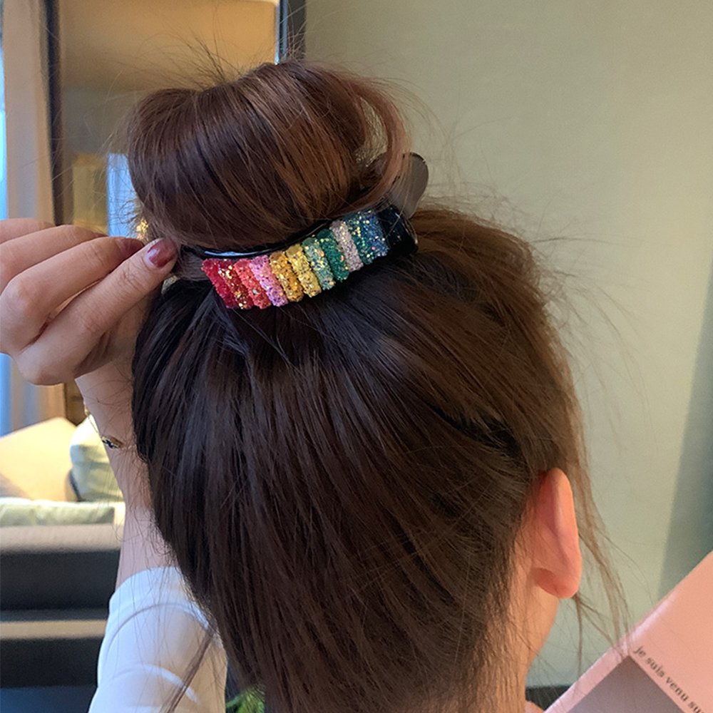 Kẹp Tóc Đính Đá Nhiều Màu Cho Nữ