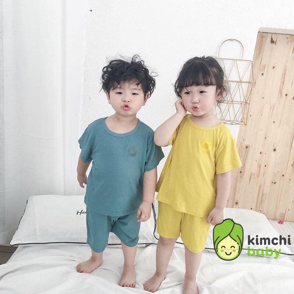 Đồ Bộ Bé Trai, Bé Gái Minky Mom Vải Thun Lạnh, Bộ Cộc Tay Cho Bé Mặc Nhà, Bộ Quần Áo Trẻ Em Dễ Thương Mùa Hè MKM2101