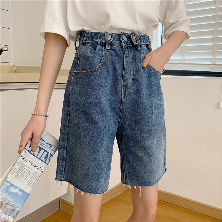 [SẴN] Quần shorts jean nữ Ulzzang Quảng Châu QLJ61