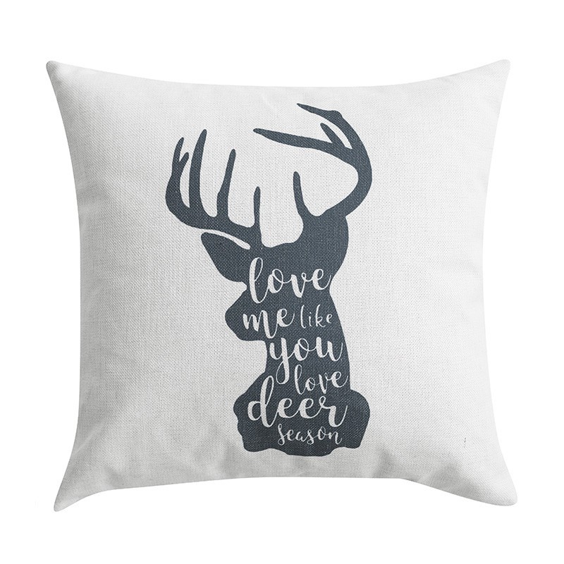 Vỏ gối vuông in hình đẹp mắt cho trang trí sofa phòng khách | BigBuy360 - bigbuy360.vn