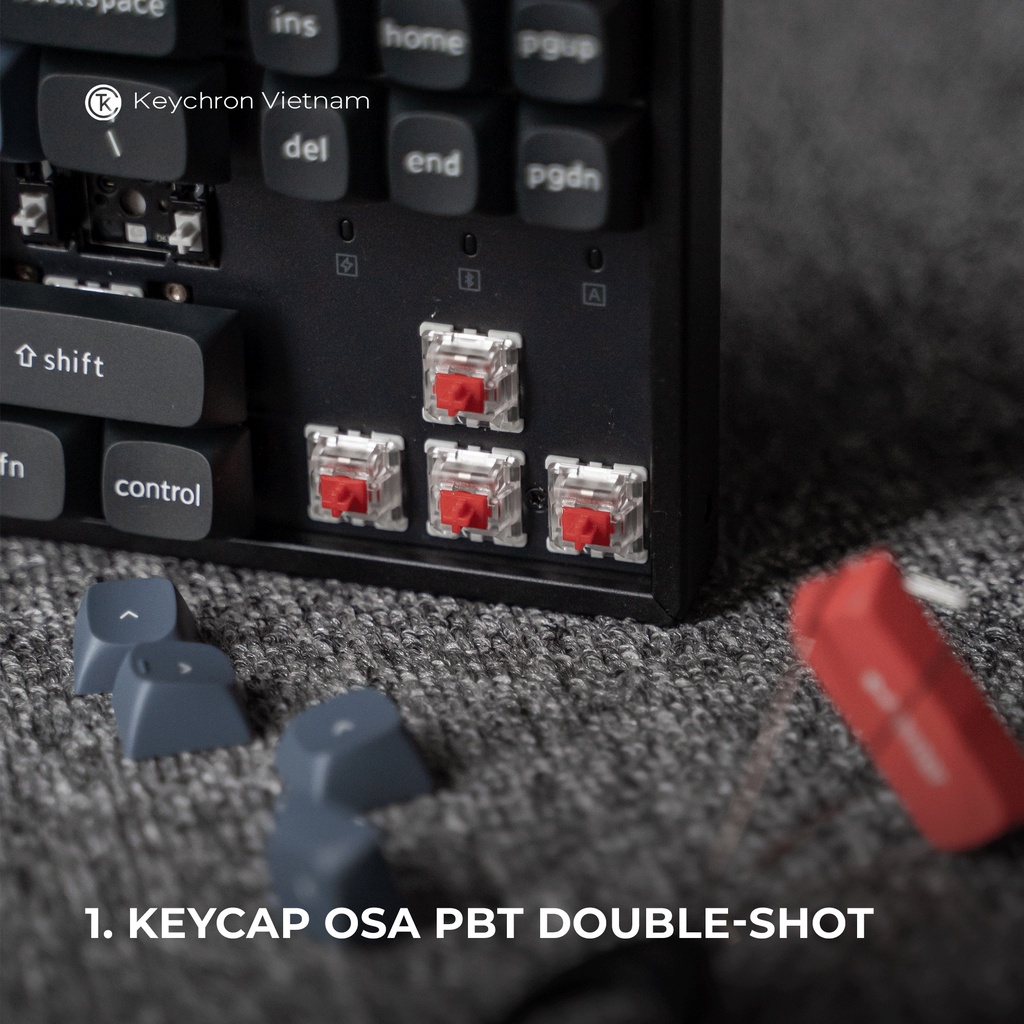 Bàn phím cơ Keychron K8 Pro - Hỗ trợ QMK/VIA - (Hàng chính hãng) | BigBuy360 - bigbuy360.vn