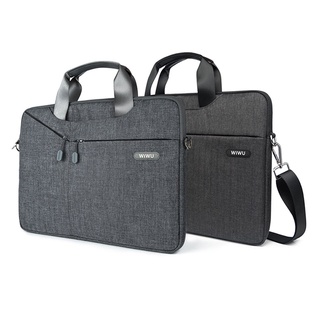 Túi xách + đeo cao cấp wiwu laptop sleeve case cho macbook - laptop từ 11 - 15.6inch - hot trend 2021