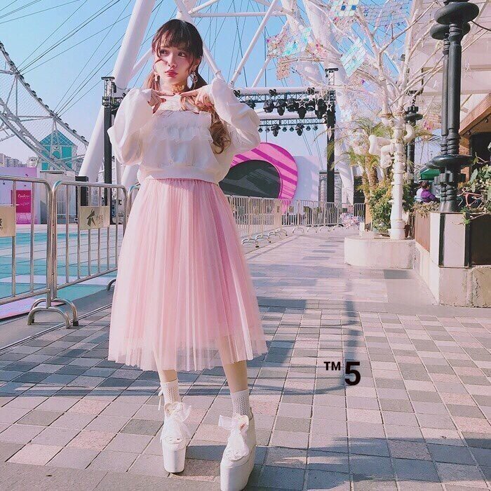 Chân váy tutu dài 70cm xinh U85