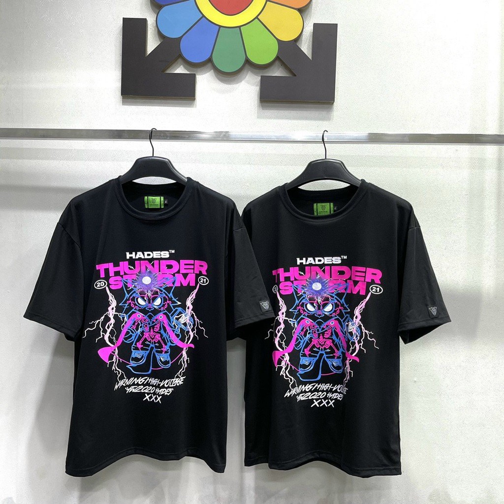 Áo thun Hades Thunder Storm Thần Sấm - Áo thun oversize nam nữ AL66