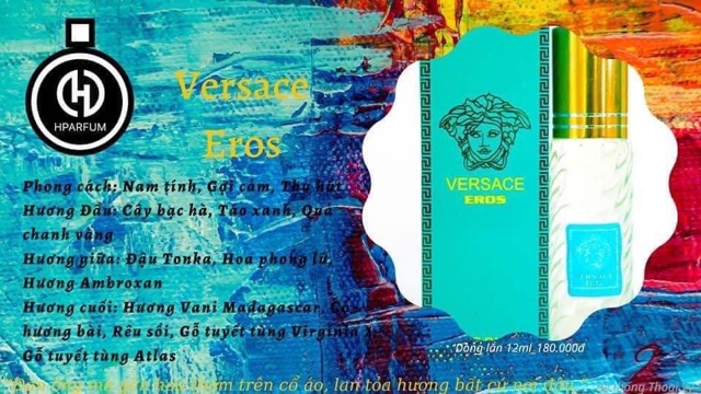 VERSACE EROS Tinh Dầu Thơm Thơm Pháp mùi Nam Nữ