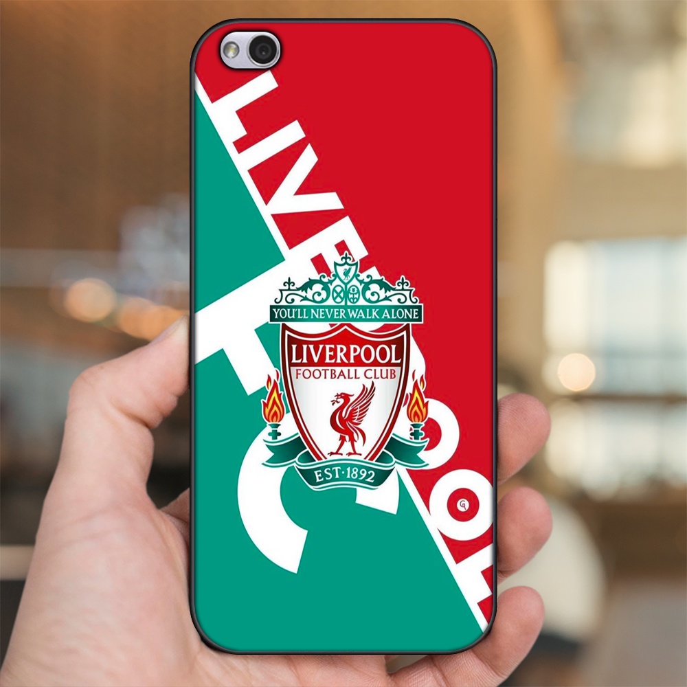 Ốp lưng Xiaomi Redmi 5A viền đen in hình Liverpool FC