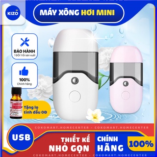 Máy xông mini cầm tay 50ml tiện lợi - máy phun sương xông hơi mặt nano mini cầm tay xịt khoáng khuếch tán tinh dầu