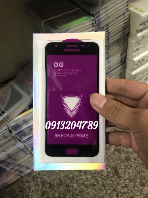 Kính Cường Lực OG Galaxy J5 prime full mang khoan không thủng