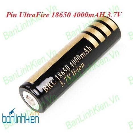 Pin UltraFire 18650 4000mAH 3.7V (1 Viên)