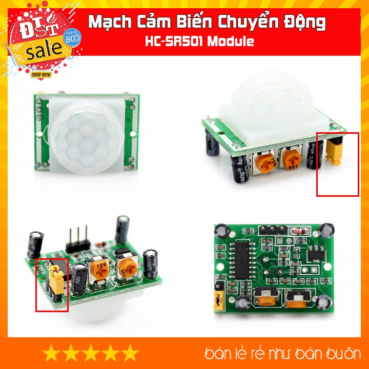 Mạch Cảm Biến Chuyển Động HC-SR501 Module