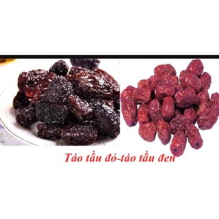 Set 1kg táo đen + 1kg táo đỏ loại 1