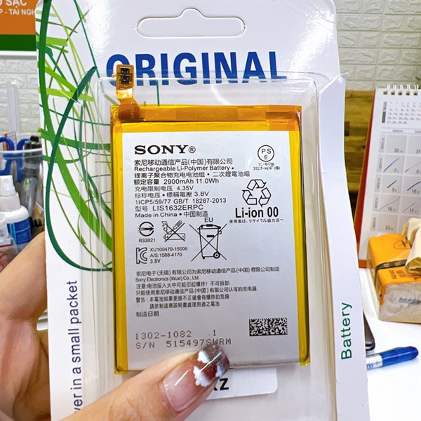Pin gắn trong Sony XZ - LIS1632ERPC, bảo hành đổi trả.