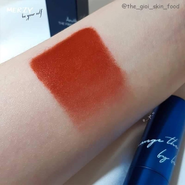 ( Sẵn - Vỏ Xanh V6) Son kem Merzy Another Me The First Velvet Tint Classic Blue Edition | BigBuy360 - bigbuy360.vn