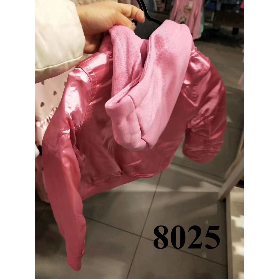 SALE 155K * Mã 8025: Áo khoác bé gái mũ nỉ siêu xinh  - Các màu như hình - Size: 4-5-6-14-16 tuổi - Giá: 199K