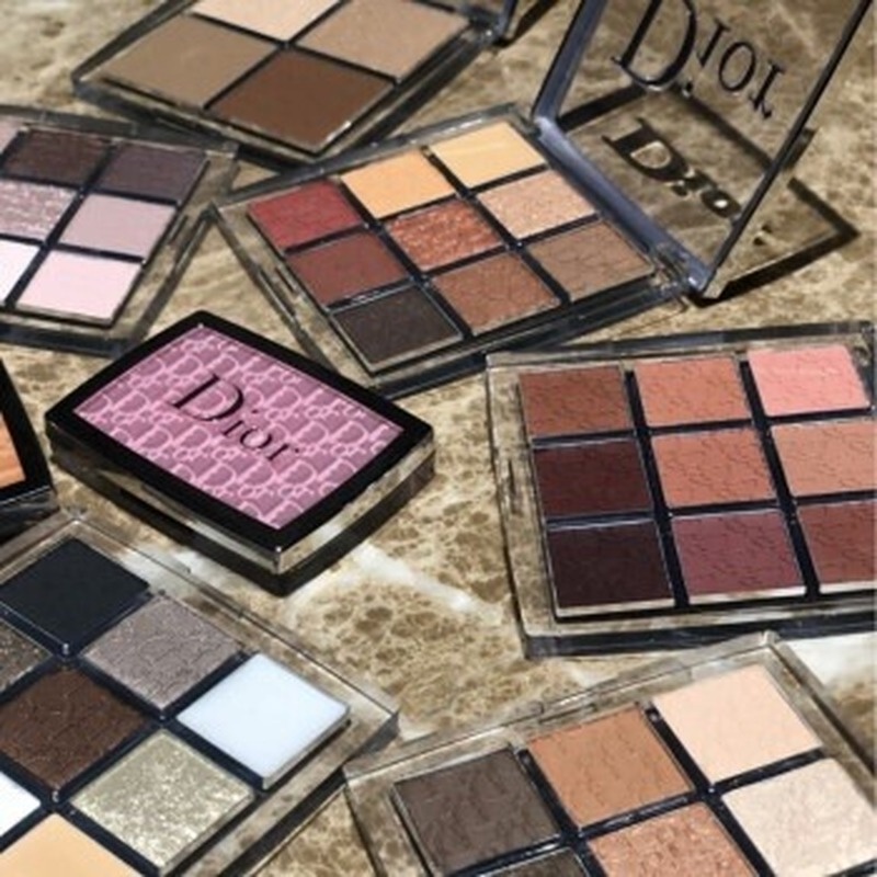 Bảng Phấn Mắt 10g Họa Tiết Hoa Dập Nổi Kèm Giá Đỡ Tiện Dụng Thương Hiệu Dior