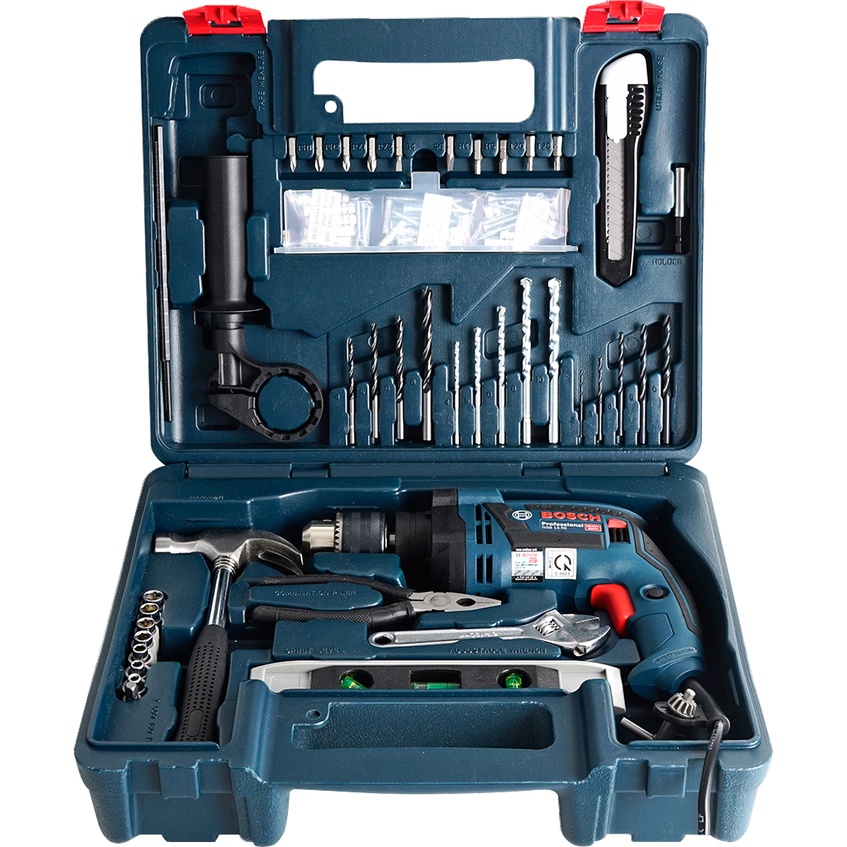 Bộ máy khoan động lực Bosch GSB 13 RE SET 100 chi tiết