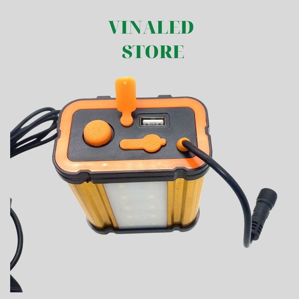 Đèn pin siêu sáng đèn đội đầu pin rời T6 công suất 300W pin khủng có cổng ra USB chóa đèn 10cm