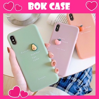 Ốp lưng iphone trái cây tí hon trơn dẻo 3d 6plus 7plus 8plus x/xs xr xsmax