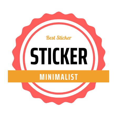 Sticker Minimalist