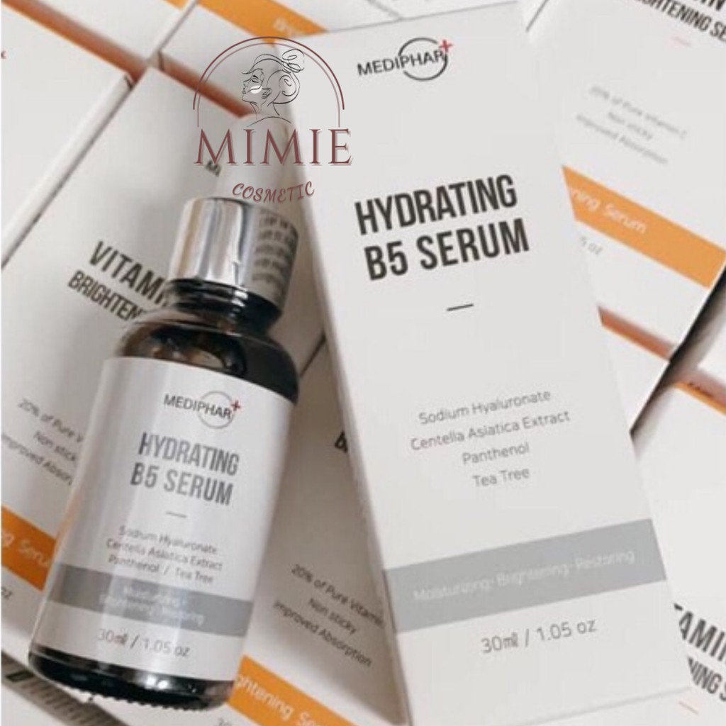 [CHÍNH HÃNG] SERUM HYDRATING B5, VITAMIN C MEDIPHAR + DƯỠNG ẨM, PHỤC HỒI DA, MỜ THÂM, TRẮNG DA 30ML