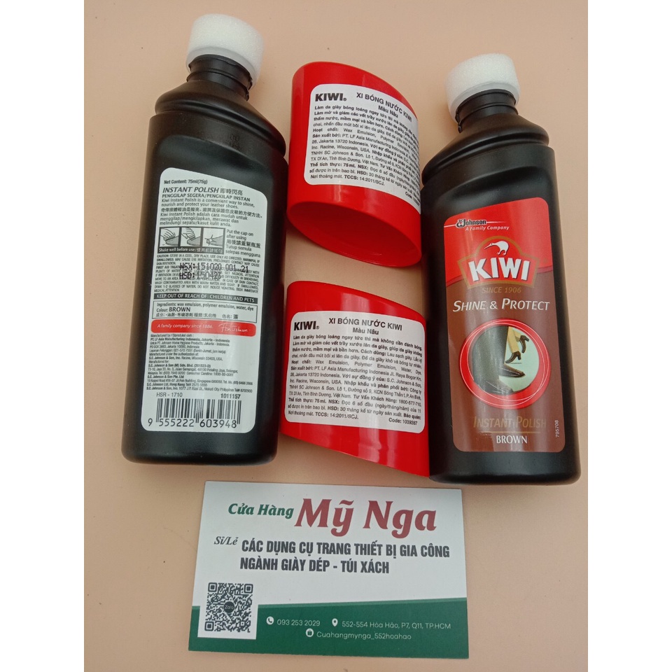 [Hàng Chính Hãng] Xi Đánh Bóng Giày Dạng Nước