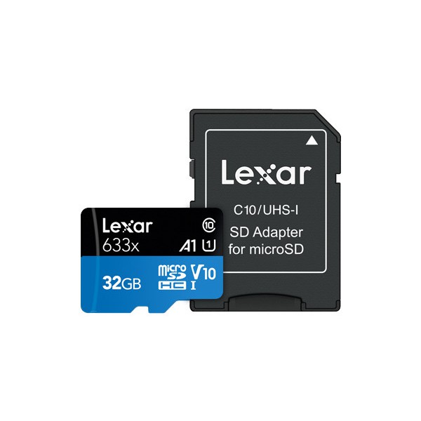 Thẻ Nhớ Lexar Microsd 32gb 633x Lên Tới 100mbps