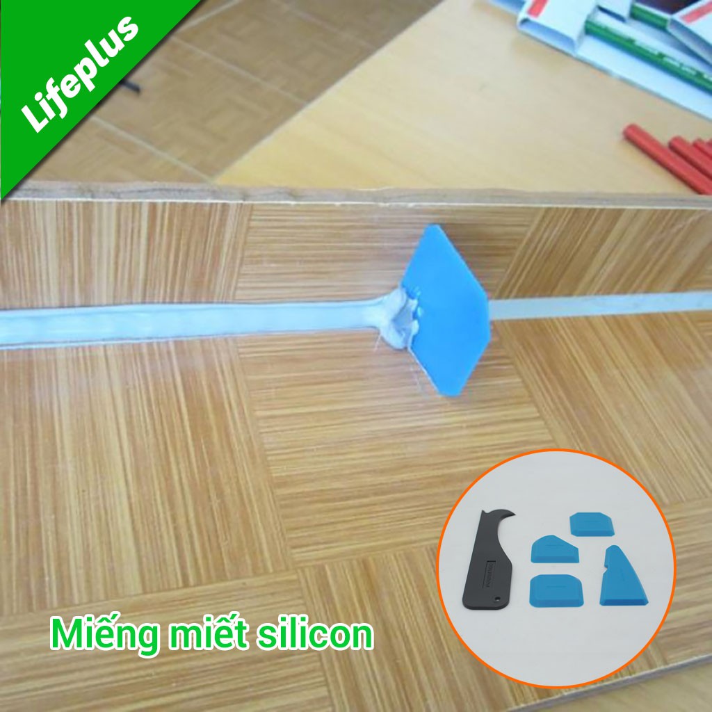 Bộ 4 miếng miết và cạo silicone xây dựng