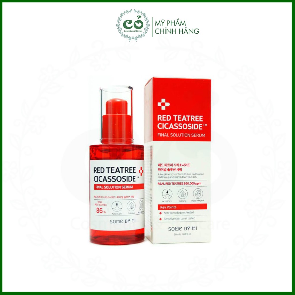 Tinh Chất Some By Mi Red Teatree Cicassoside Final Solution Serum