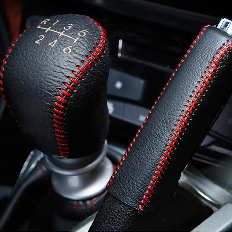 Bọc Da Cần Số, Tay Phanh Xe MAZDA BT50 SỐ SÀN . DA BÒ TỰ NHIÊN, NHIỀU MÀU SẮC