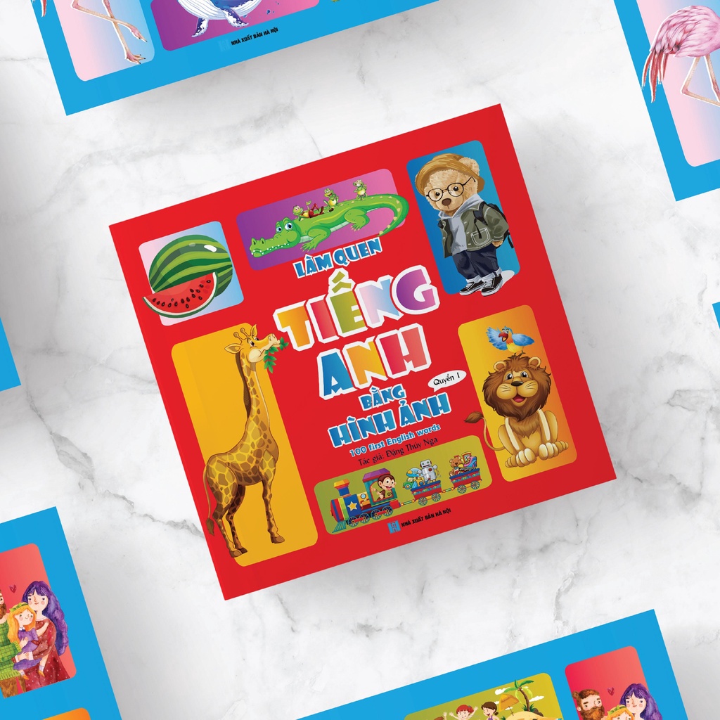 Sách - Bộ 2 cuốn Làm Quen Tiếng Anh Bằng Hình Ảnh