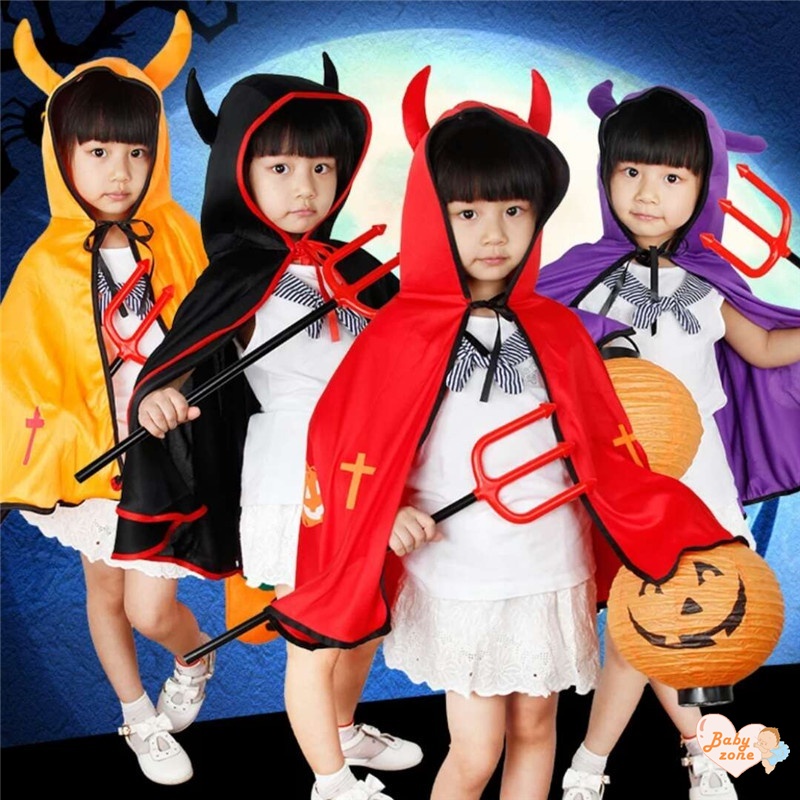 Áo Choàng Hóa Trang Halloween Dễ Thương Cho Bé