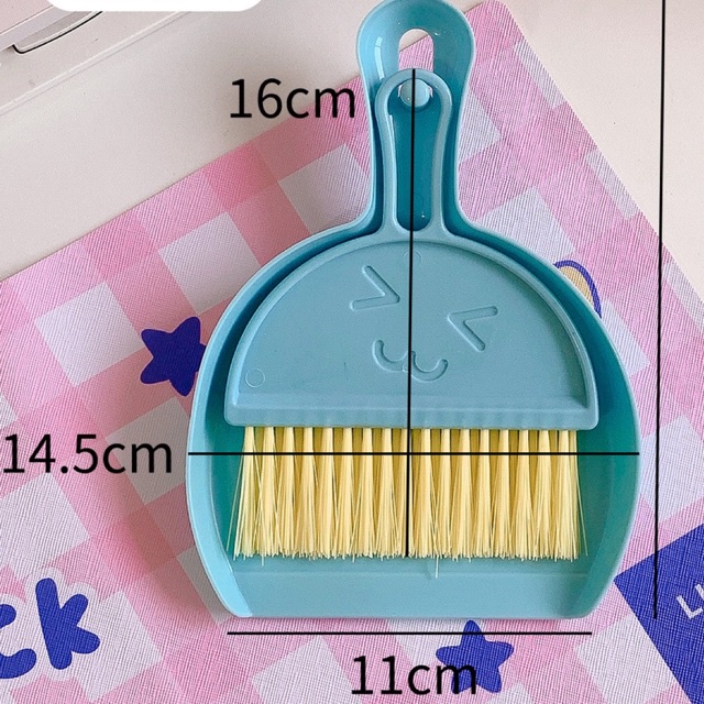 Bộ Chổi Quét Bụi Và Ki Hốt Rác Mini