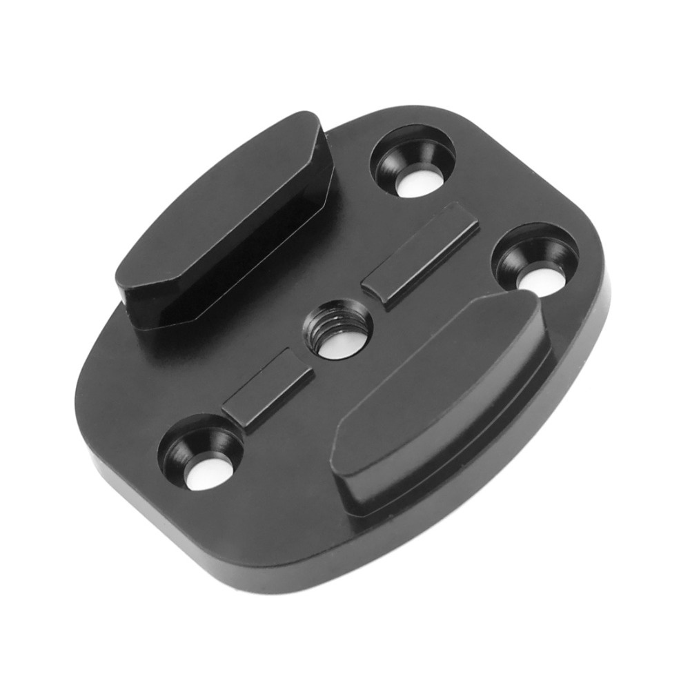 Ngàm Gắn Máy Ảnh Bằng Nhôm Màu Đen Cho Gopro Hero 5 4 3 / SJcam / Yi Action Với Vít 1/4