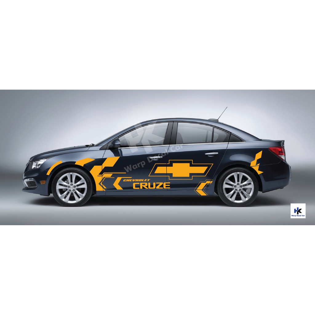 Tem xe Cruze kiểu dáng thể thao đường phố - decal cruze