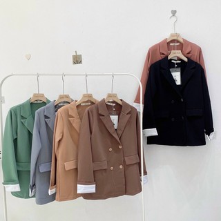 Áo khoác nữ 💘FREESHIP💘 Áo Blazer - Hàng thiết kế Hàn