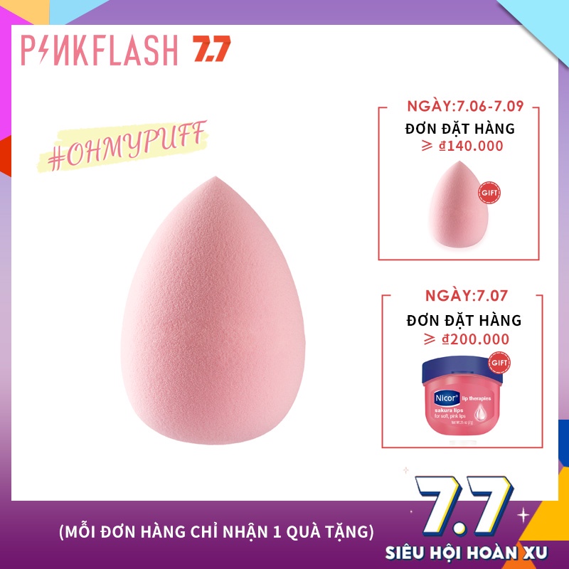 Mút Trang Điểm PINKFLASH Hình Quả Trứng Cho Cặp Đôi