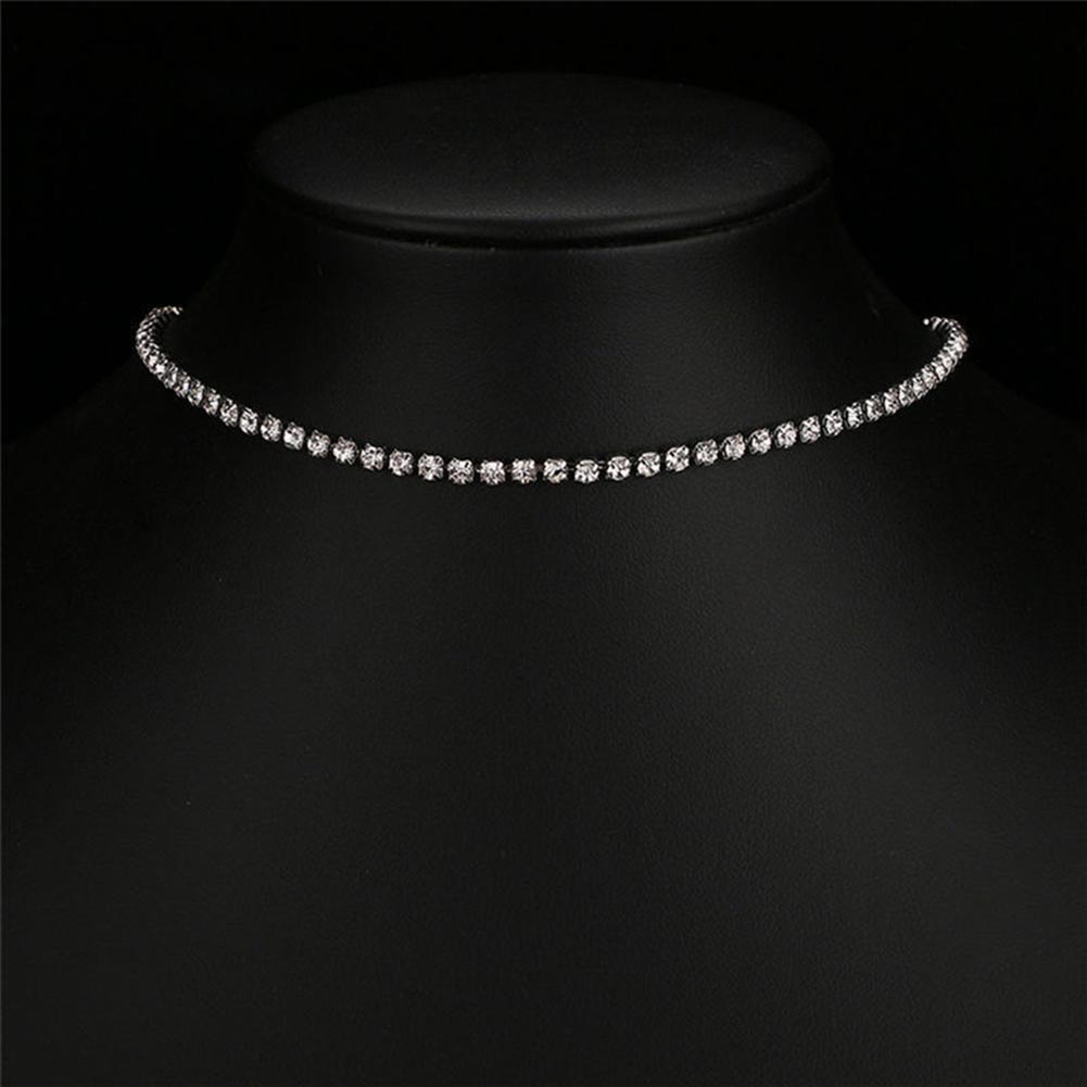 Vòng Cổ Choker Đính Đá Lấp Lánh Thời Trang Cho Nữ
