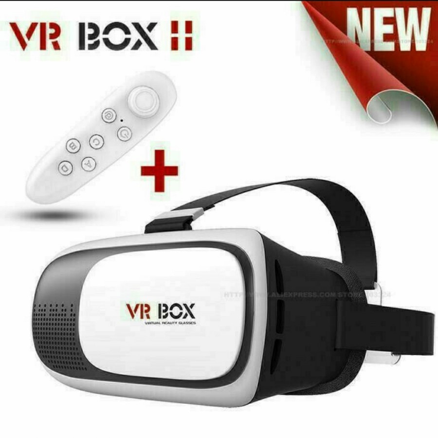 Tay Cầm Chơi Game Thực Tế Ảo VR BOX 2.0 + Điều Khiển Từ Xa Kết Nối BLUETOOTH VR BOX