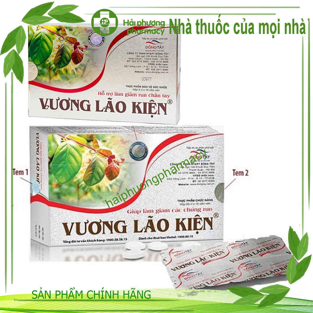 Vương Lão Kiện - Mua 6h tặng 1h bằng tem tích điểm - Giảm run tay run chân ở người cao tuổi